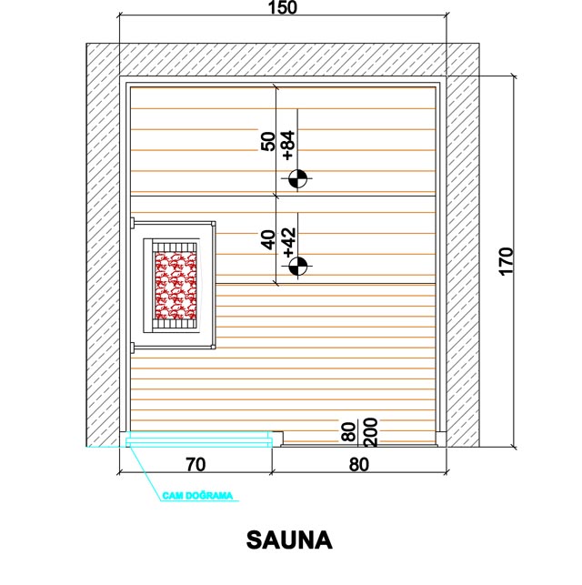 ev için sauna imalatı
